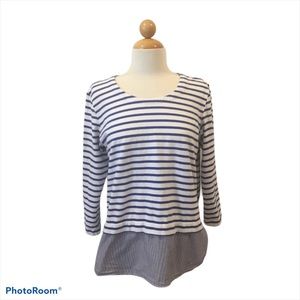 Anthro Lili’s Closet Mixed Media Top